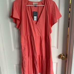 New with tags Peach Dress size M smoke free home